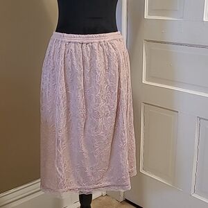 Loft lace skirt